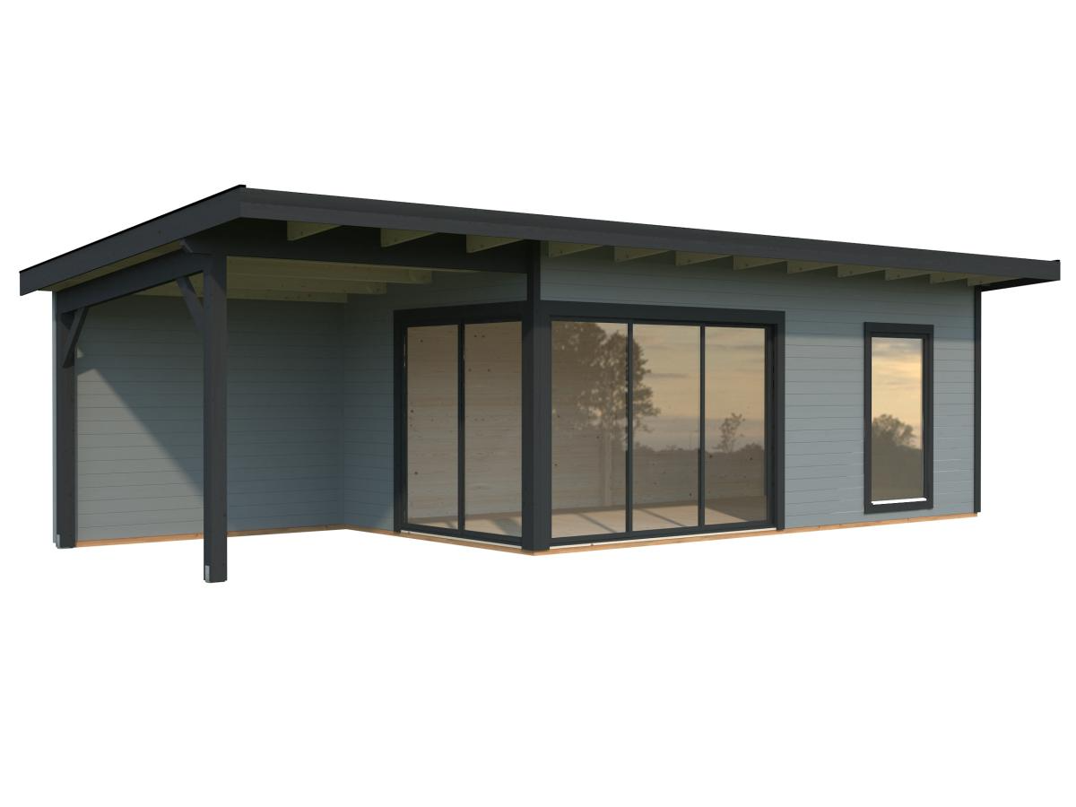 Palmako | Andrea XL (29'6" x 9'10" | 269.1 sq.ft. | 1.7") Garden Room with Sliding Doors