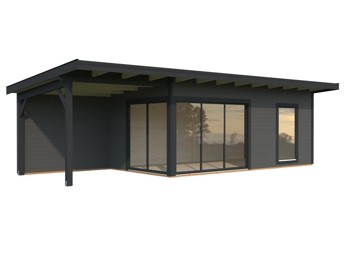 Palmako | Andrea XL (29'6" x 9'10" | 269.1 sq.ft. | 1.7") Garden Room with Sliding Doors