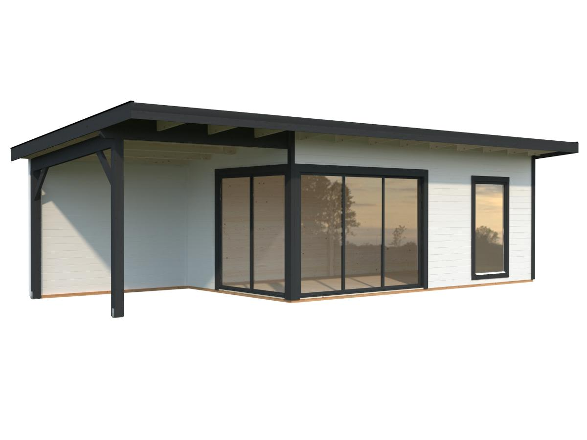 Palmako | Andrea XL (29'6" x 9'10" | 269.1 sq.ft. | 1.7") Garden Room with Sliding Doors