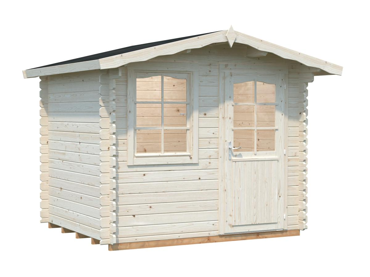 Palmako | Emma S (8'6" x 7'3" | 49.5 sq.ft. | 1.1") Compact Alpine Style Garden Shed