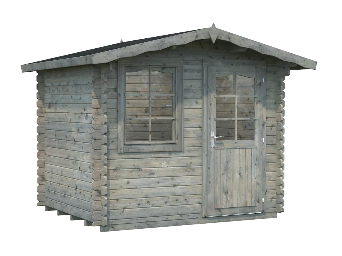 Palmako | Emma S (8'6" x 7'3" | 49.5 sq.ft. | 1.1") Compact Alpine Style Garden Shed