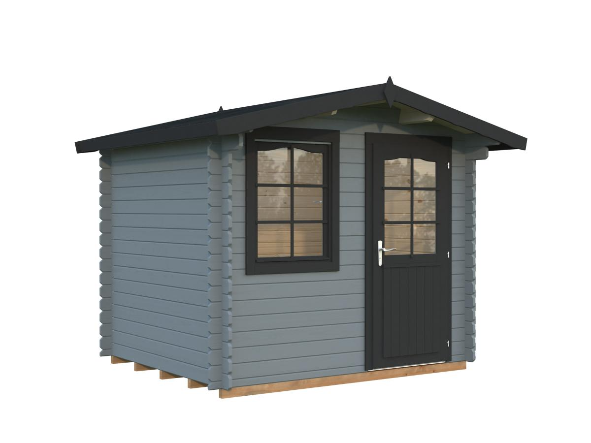 Palmako | Emma S (8'6" x 7'3" | 49.5 sq.ft. | 1.1") Compact Alpine Style Garden Shed