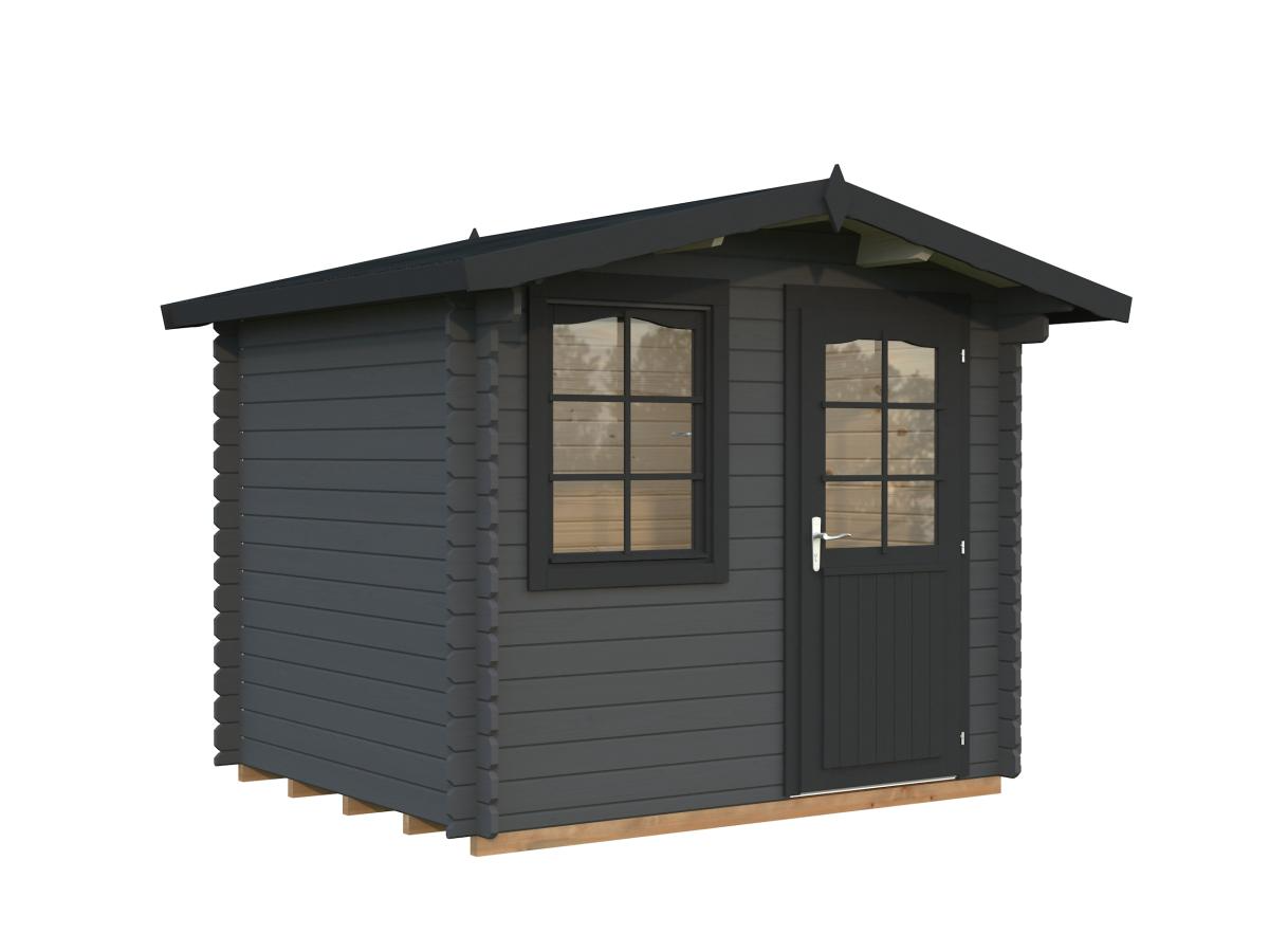 Palmako | Emma S (8'6" x 7'3" | 49.5 sq.ft. | 1.1") Compact Alpine Style Garden Shed