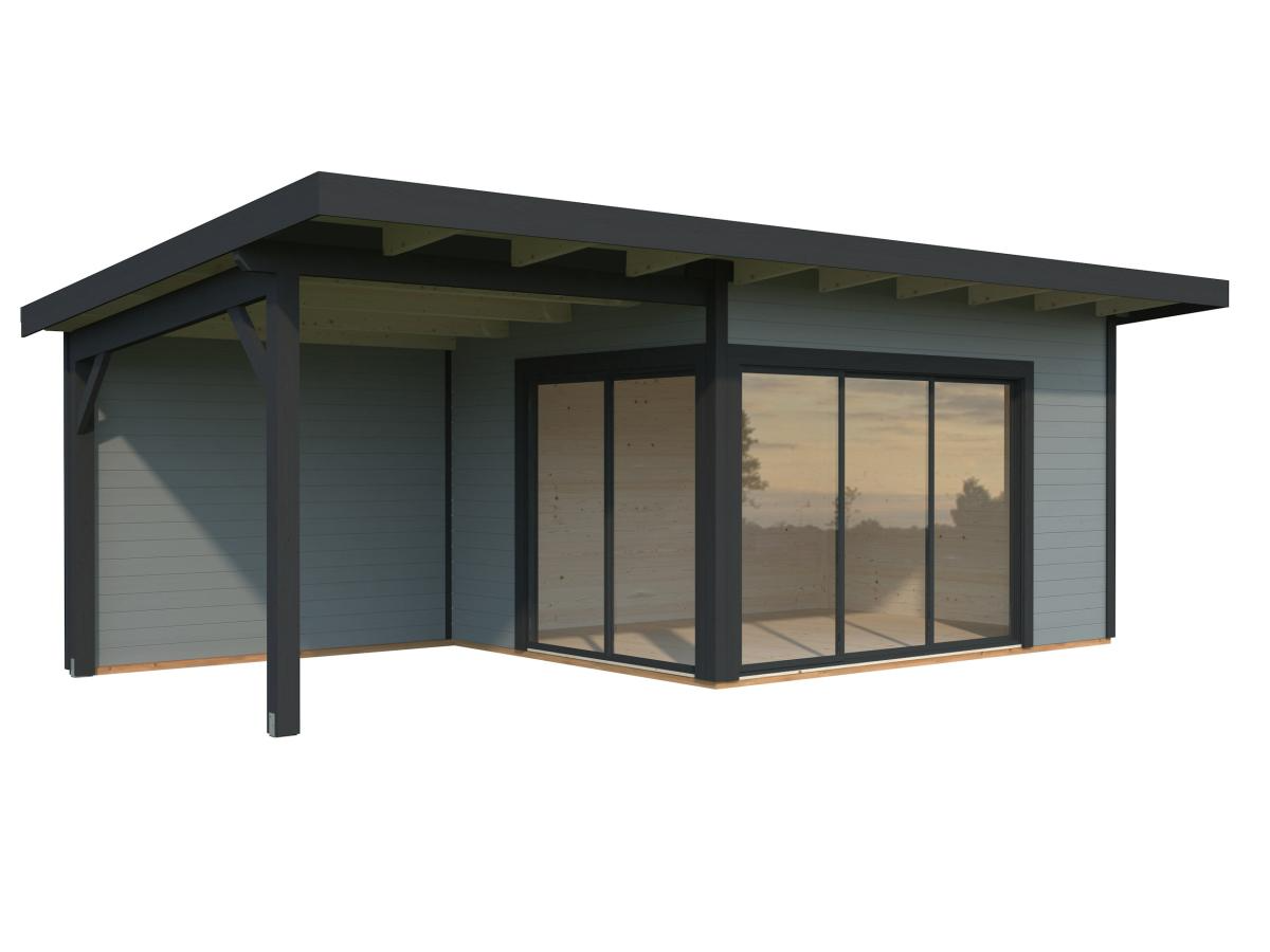 Palmako | Andrea L (22'9" x 9'10" | 204.5 sq.ft. | 1.7") Garden Room with Sliding Doors