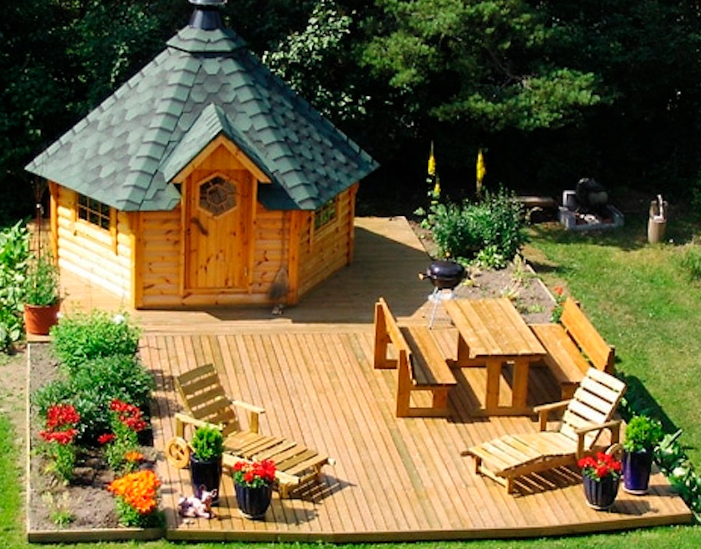 Arctic Finland House | 9m² (97 sq.ft.) Grill House “Grill Kota” For 15 Persons