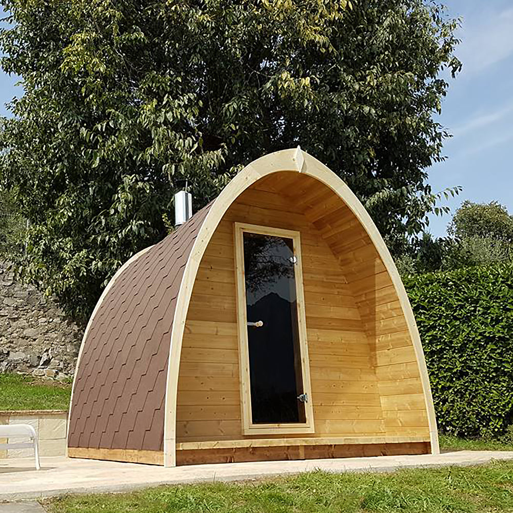 SaunaLife | G3 6-Person Outdoor Traditional Pod Sauna