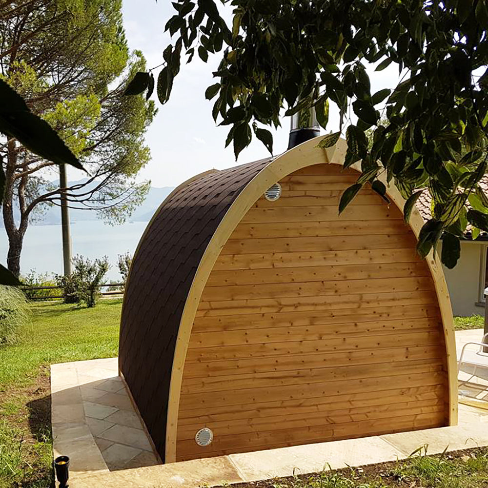 SaunaLife | G3 6-Person Outdoor Traditional Pod Sauna