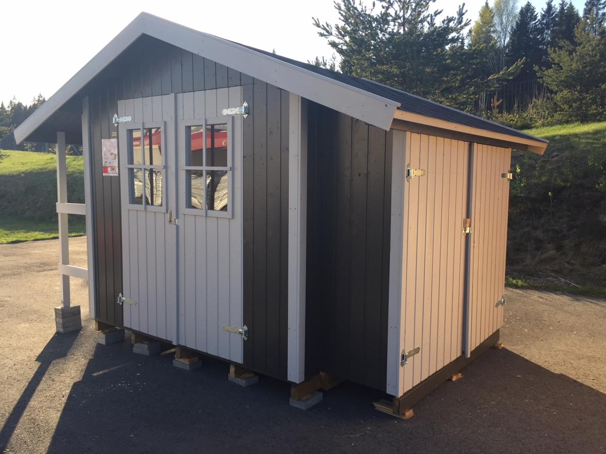 Palmako | Marcus (7'8" x 7'10" | 70 sq.ft.) Garden Shed With Log Store