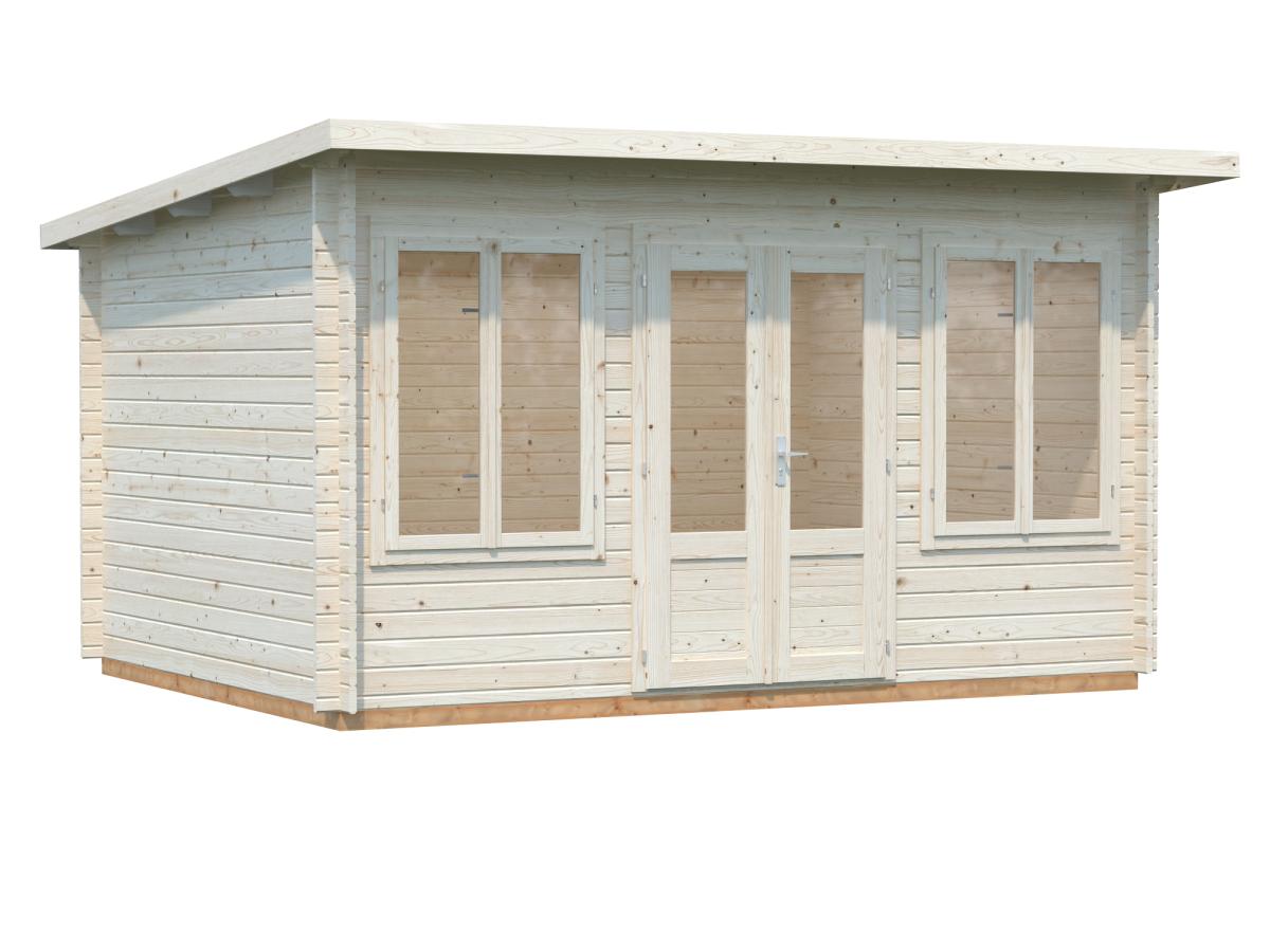 Palmako | Lisa S (13'9" x 10'6" | 123.8 sq.ft. | 1.3") Pent Timber Garden Room
