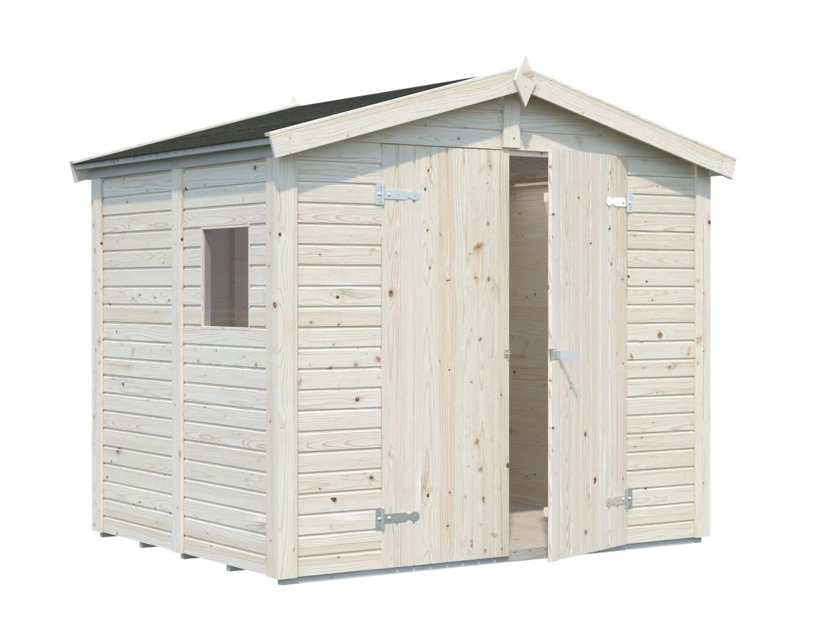 Palmako | Dan XS (8'0" x 6'3" | 48.4 sq.ft.) Compact Timber Garden Shed