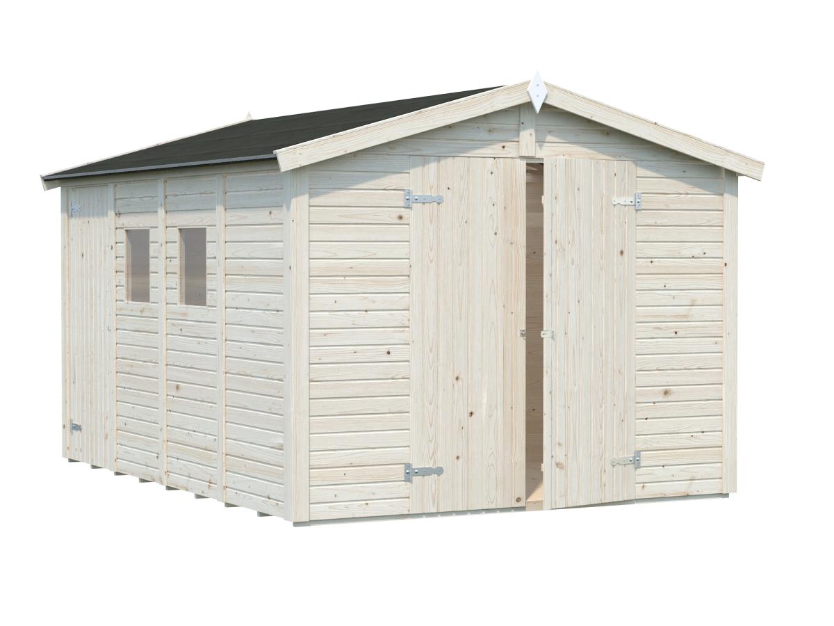 Palmako | Dan M (8'11" x 12'2" | 106.6 sq.ft.) Two Room Storage Shed