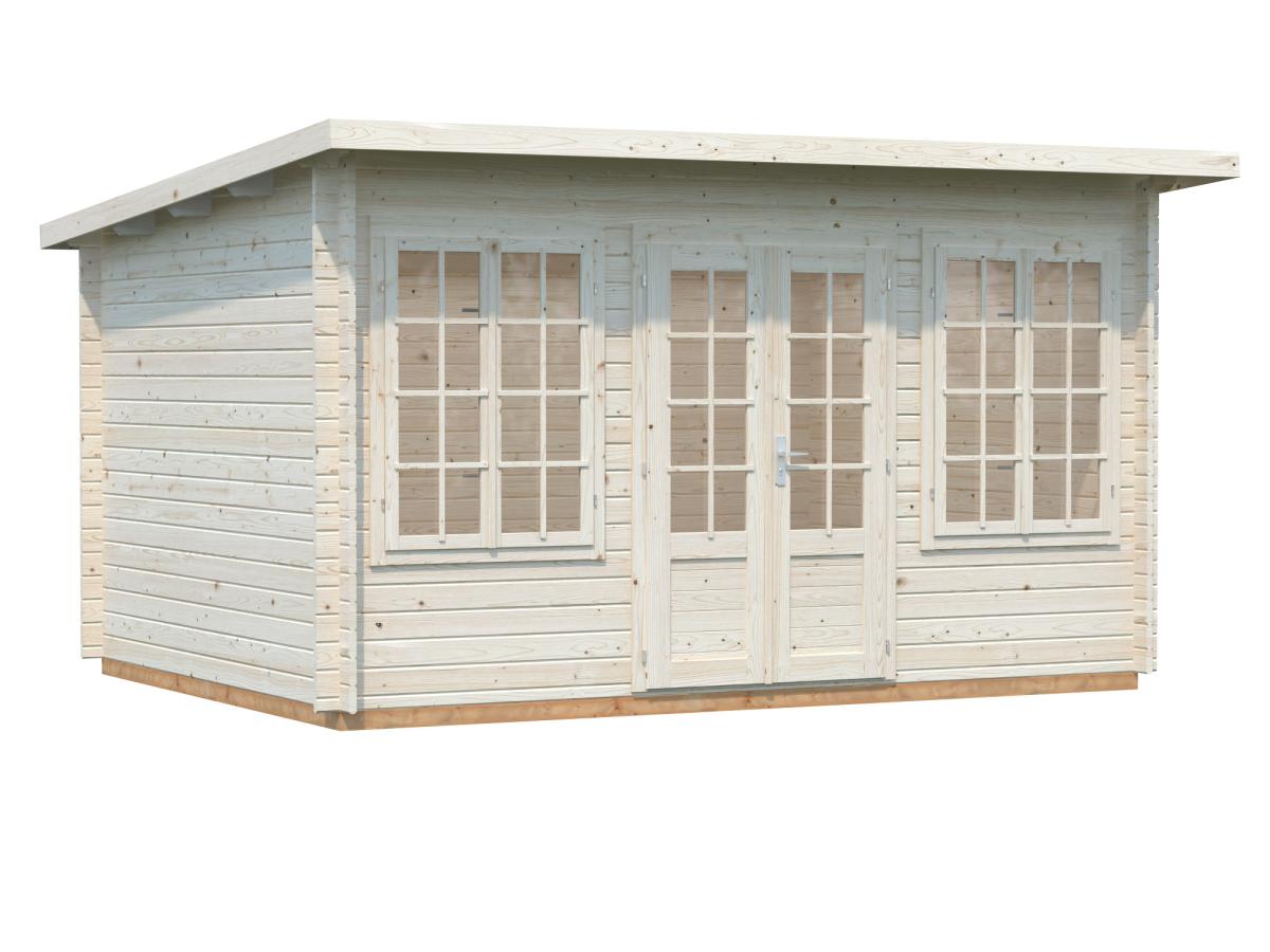 Palmako | Lisa S (13'9" x 10'6" | 123.8 sq.ft. | 1.3") Pent Timber Garden Room