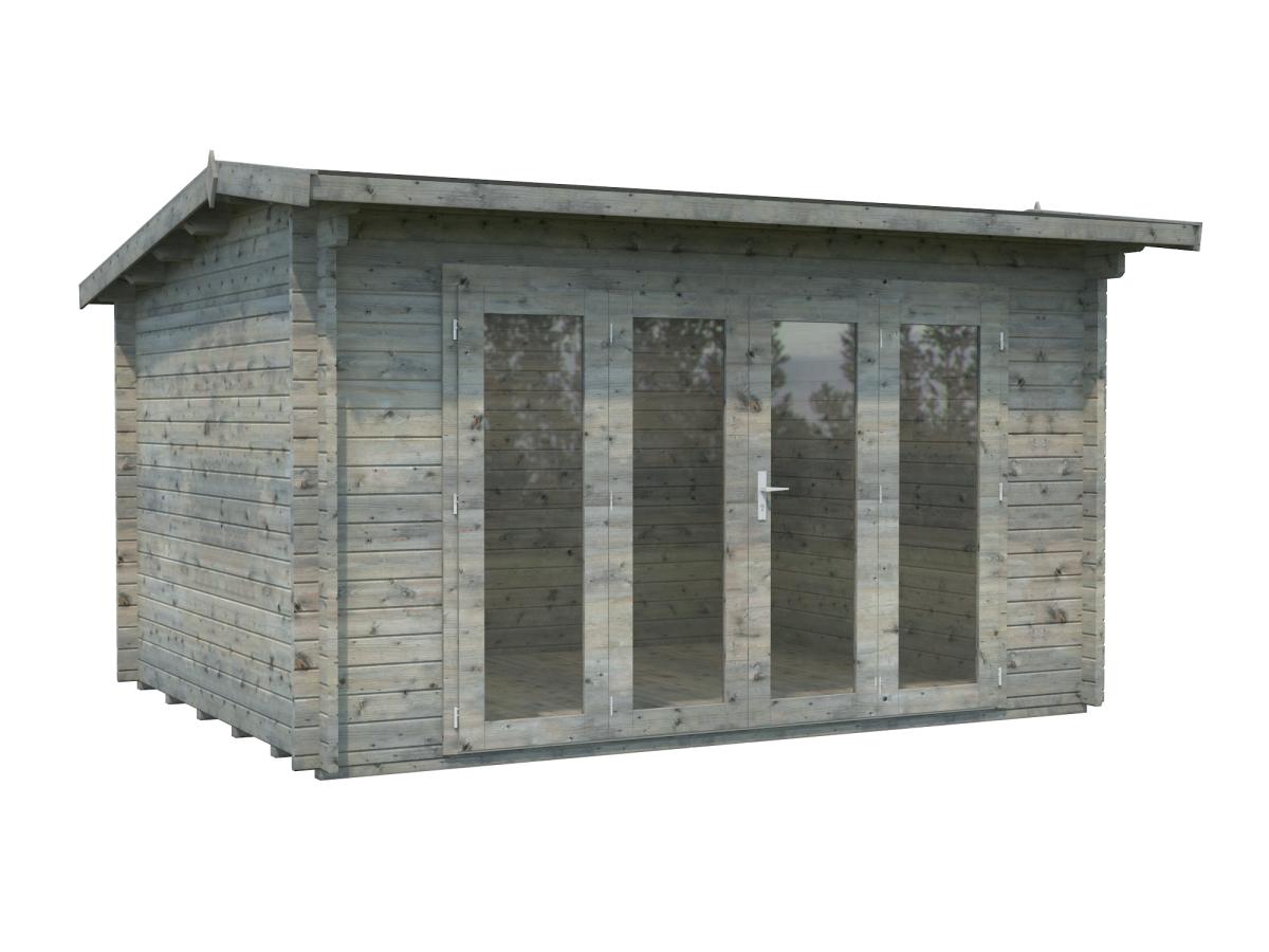 Palmako | Ines M (13'5" x 10'6" | 119.5 sq.ft. | 1.7") Timber Sunroom with Double Glazed Bi-Fold Doors