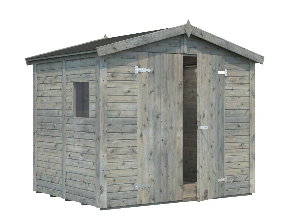 Palmako | Dan XS (8'0" x 6'3" | 48.4 sq.ft.) Compact Timber Garden Shed