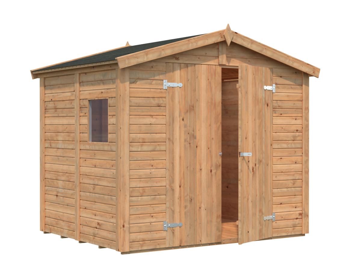 Palmako | Dan XS (8'0" x 6'3" | 48.4 sq.ft.) Compact Timber Garden Shed