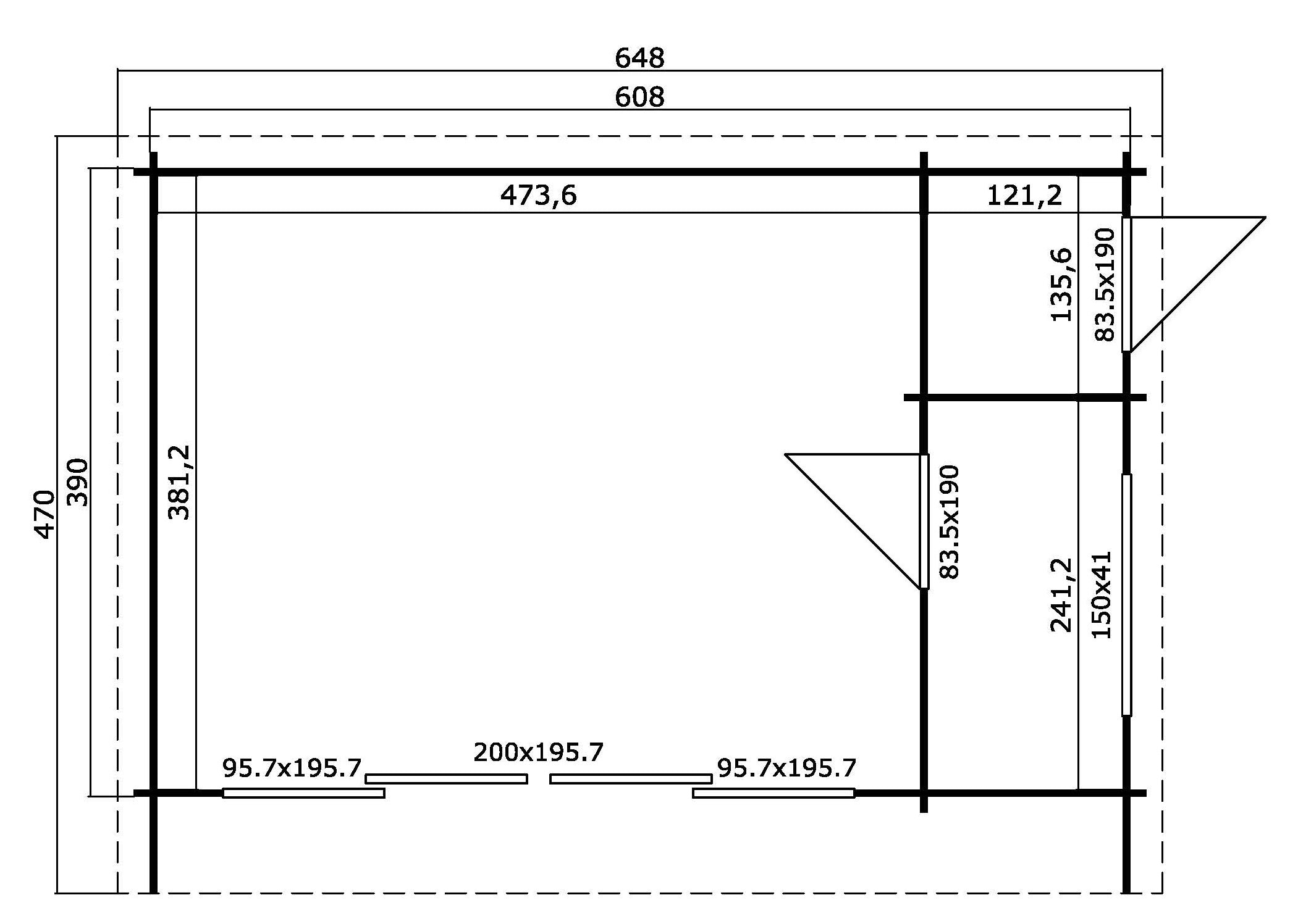 Lasita Maja | Java (19'11" x 12'9" | 246 sq.ft.) Modern Garden Cabin With Premium Glazing & Dual-Access Storage