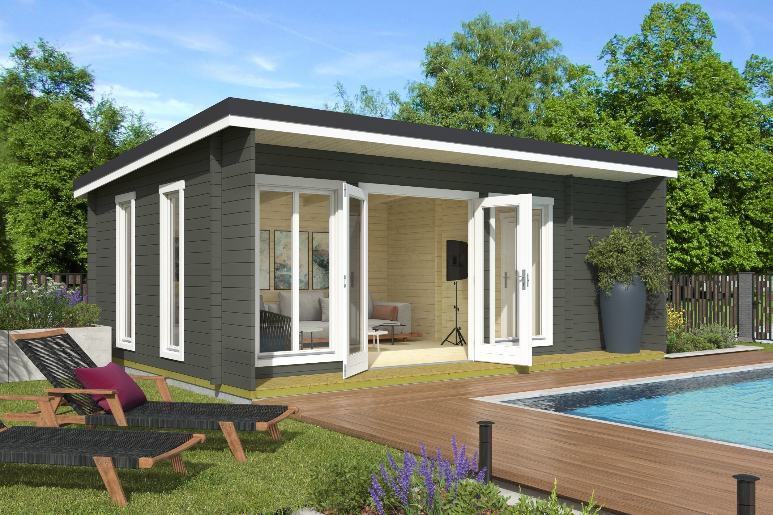 Lasita Maja | Japan (19'11" x 12'9" | 246 sq.ft.) Modern Cabin With Two Interior Doors