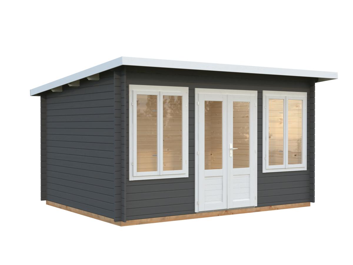 Palmako | Lisa S (13'9" x 10'6" | 123.8 sq.ft. | 1.3") Pent Timber Garden Room