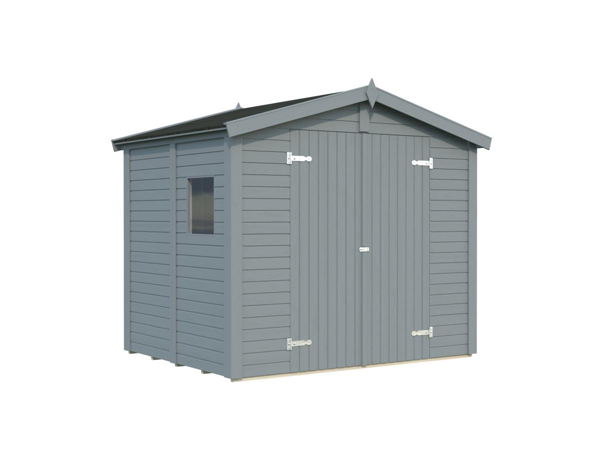 Palmako | Dan XS (8'0" x 6'3" | 48.4 sq.ft.) Compact Timber Garden Shed