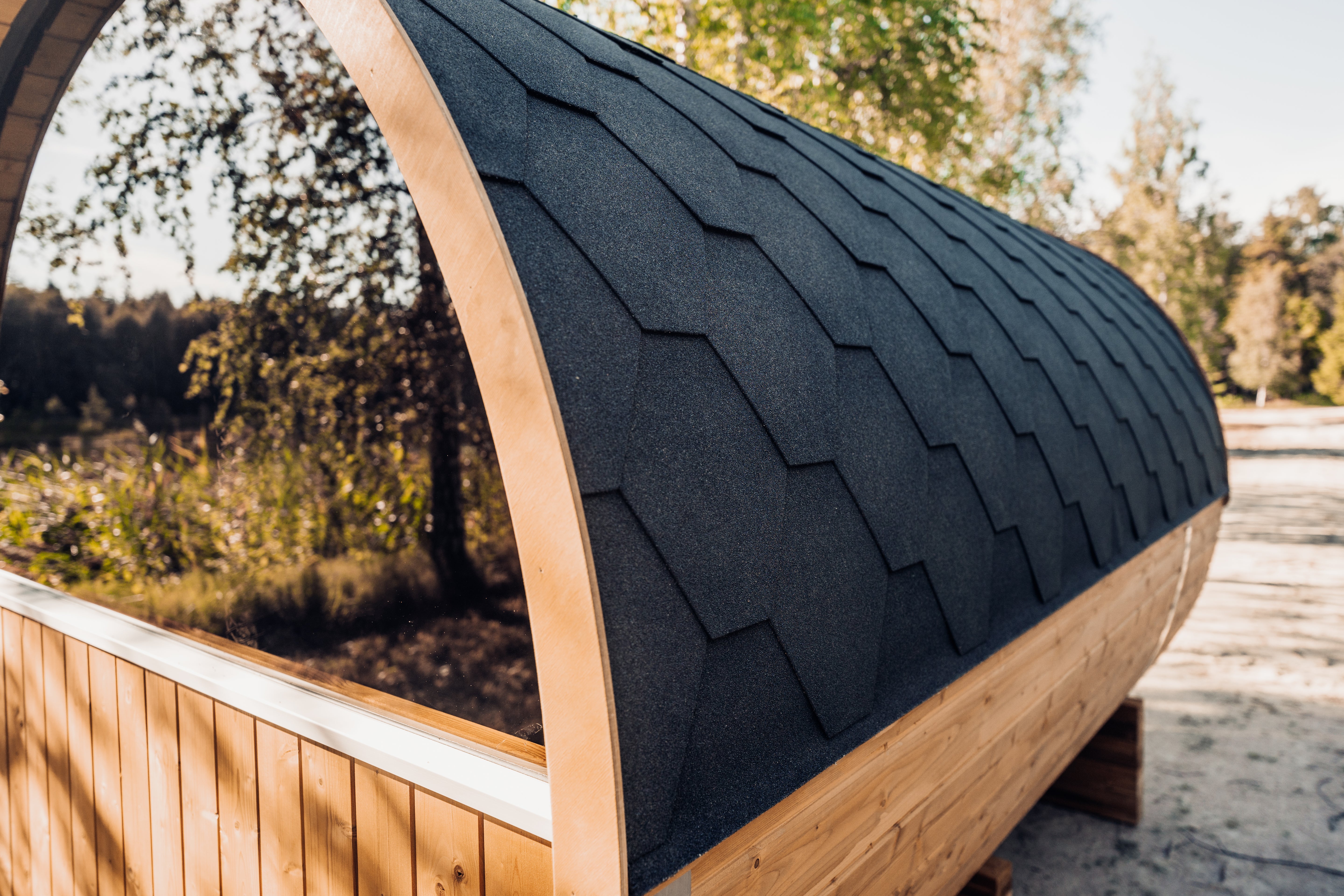 Arctic Finland House | Barrel Sauna Uno Long