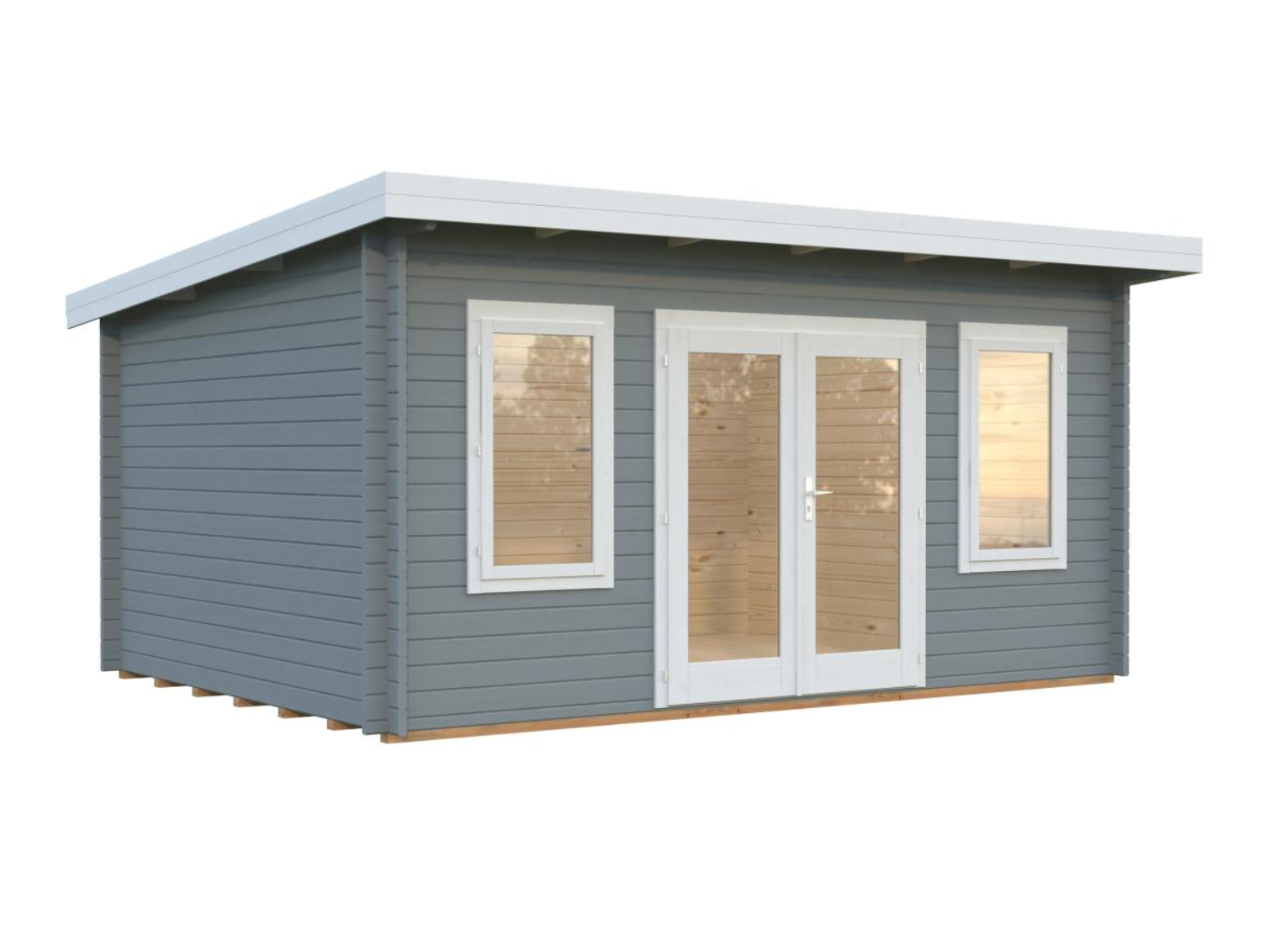 Palmako | Lisa M (15'5" x 11'6" | 153 sq.ft. | 1.7") Modern Pent Garden Office