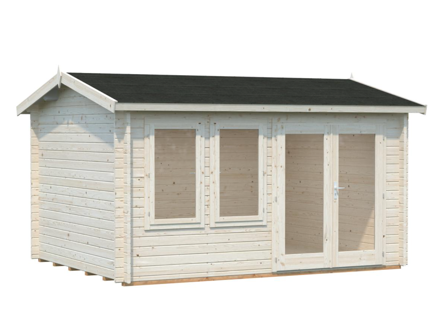 Palmako | Iris M (13'5" x 10'6" | 120 sq.ft. | 1.7") Log Cabin Summer House