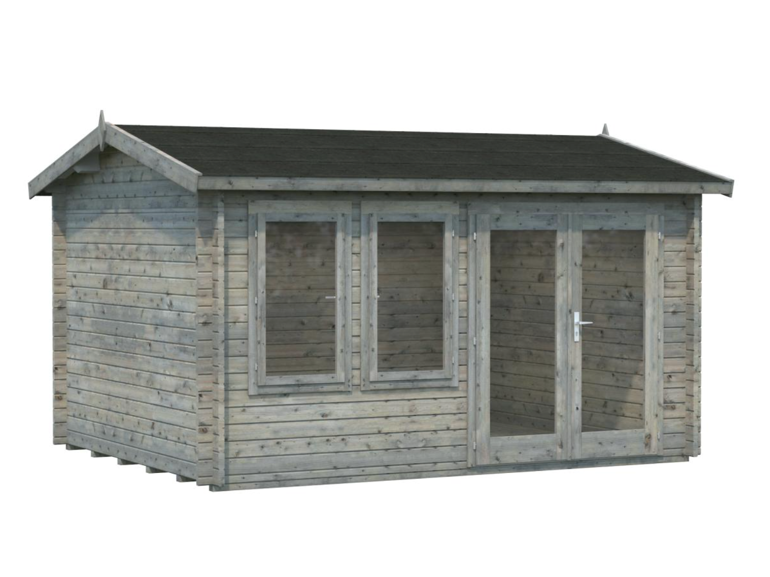 Palmako | Iris M (13'5" x 10'6" | 120 sq.ft. | 1.7") Log Cabin Summer House