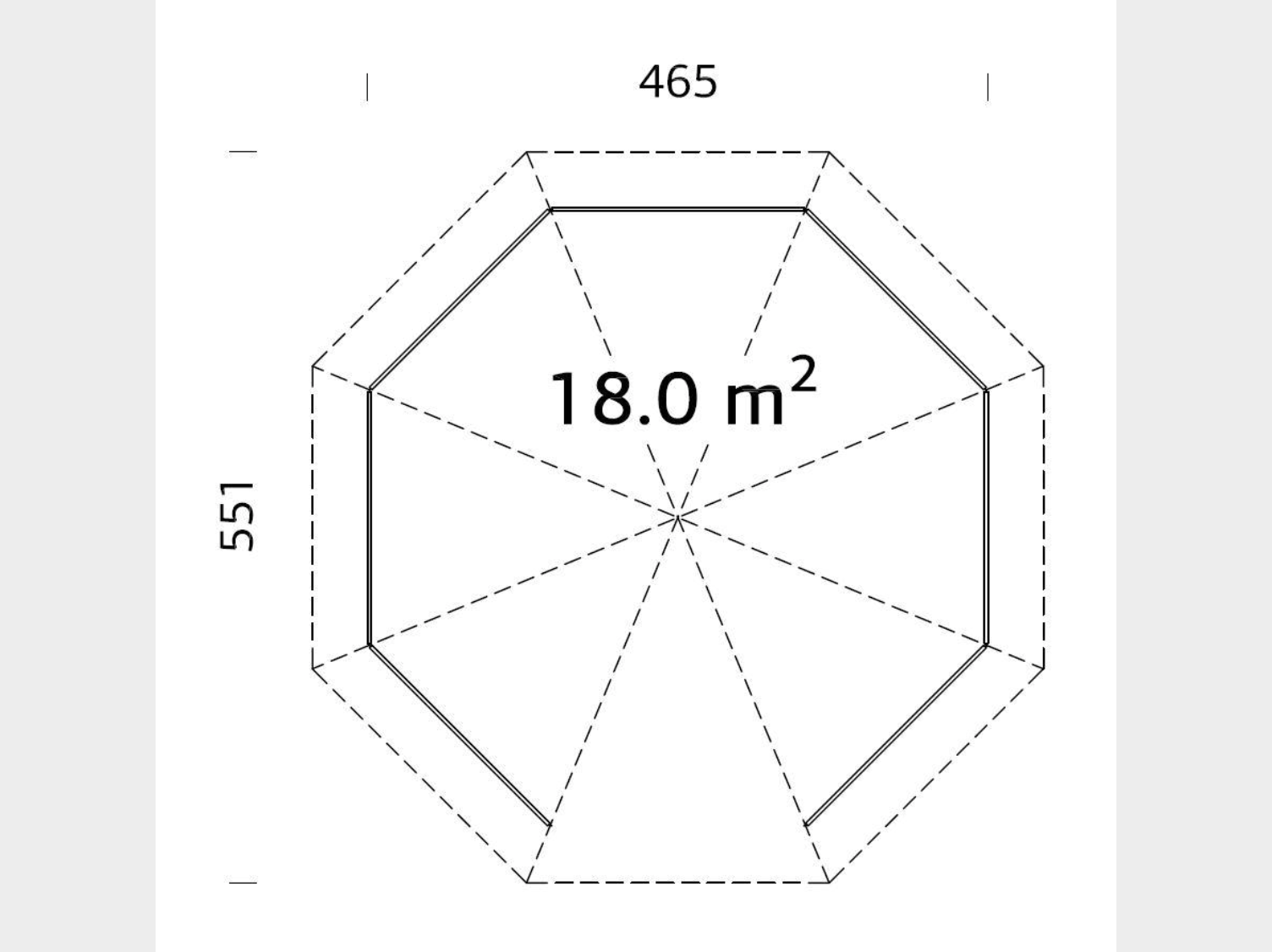 Palmako | Betty M (194 sq.ft.) Octagonal Wooden Garden Gazebo