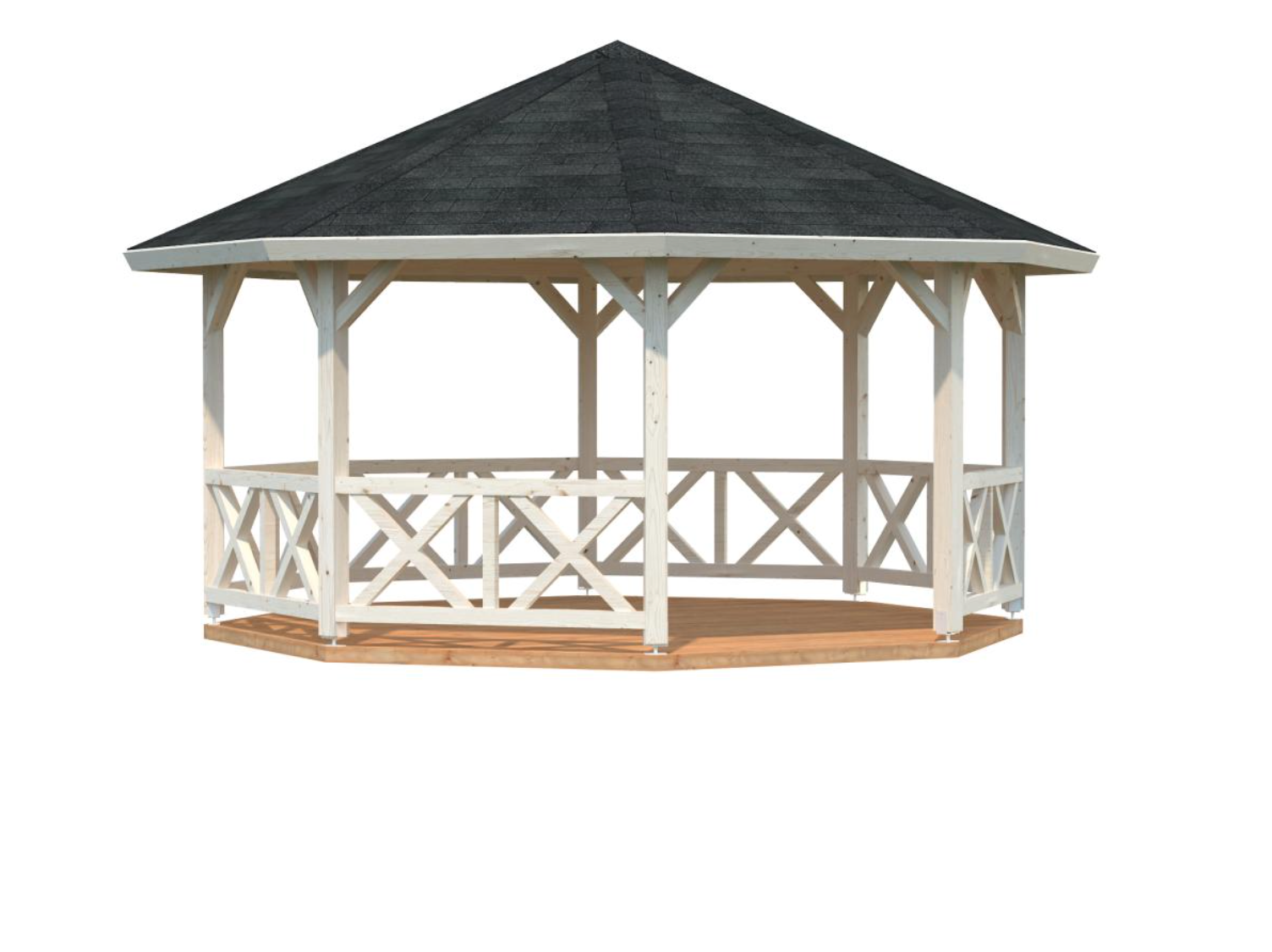 Palmako | Betty M (194 sq.ft.) Octagonal Wooden Garden Gazebo