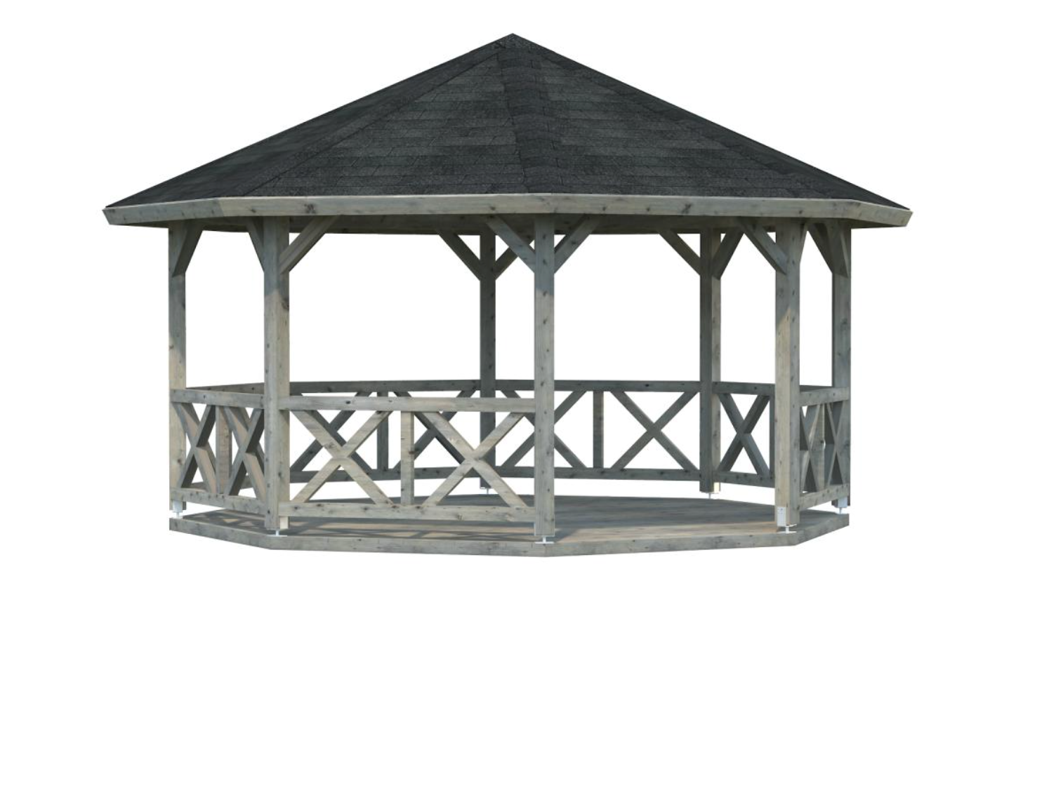 Palmako | Betty M (194 sq.ft.) Octagonal Wooden Garden Gazebo