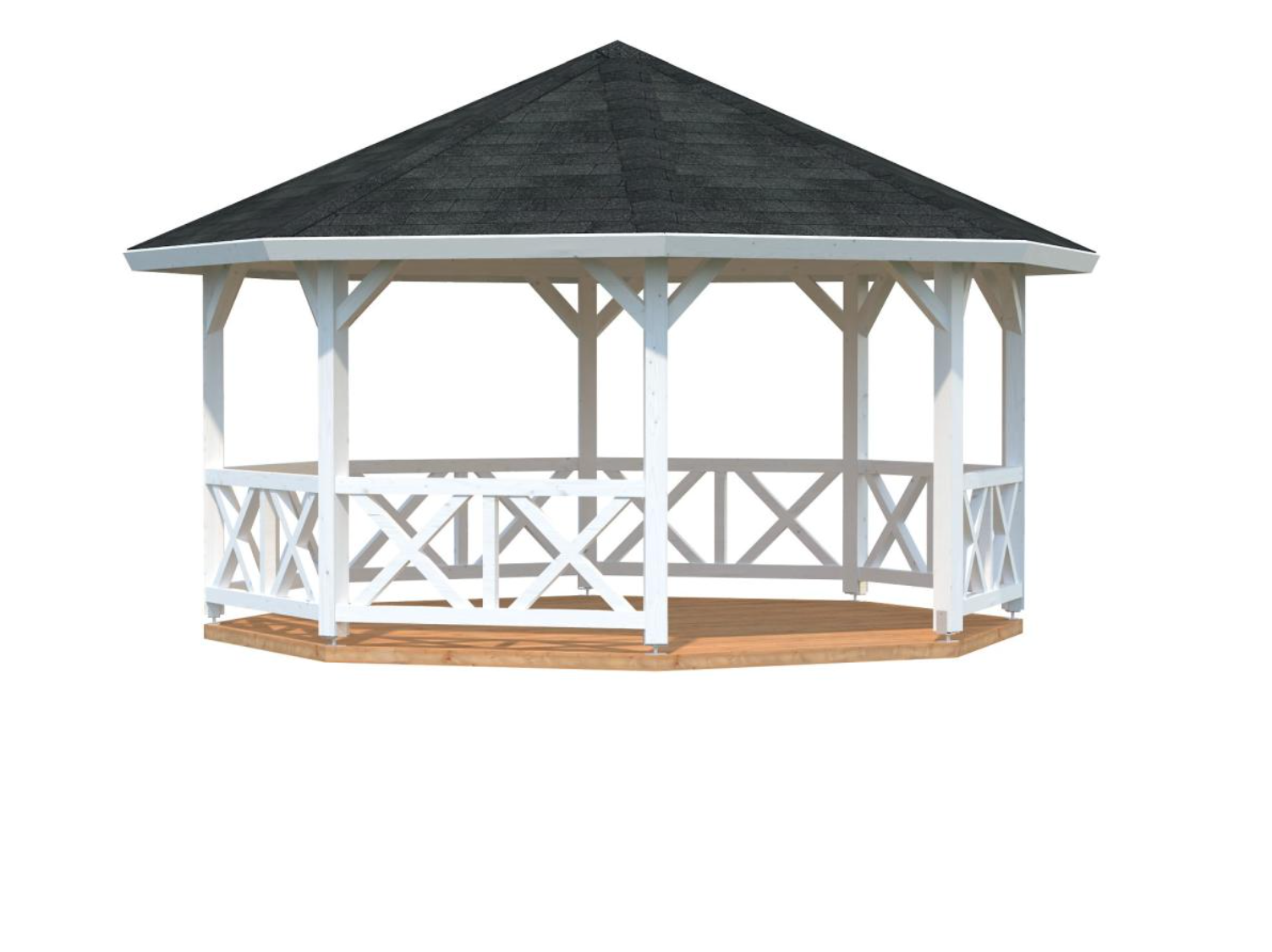 Palmako | Betty M (194 sq.ft.) Octagonal Wooden Garden Gazebo