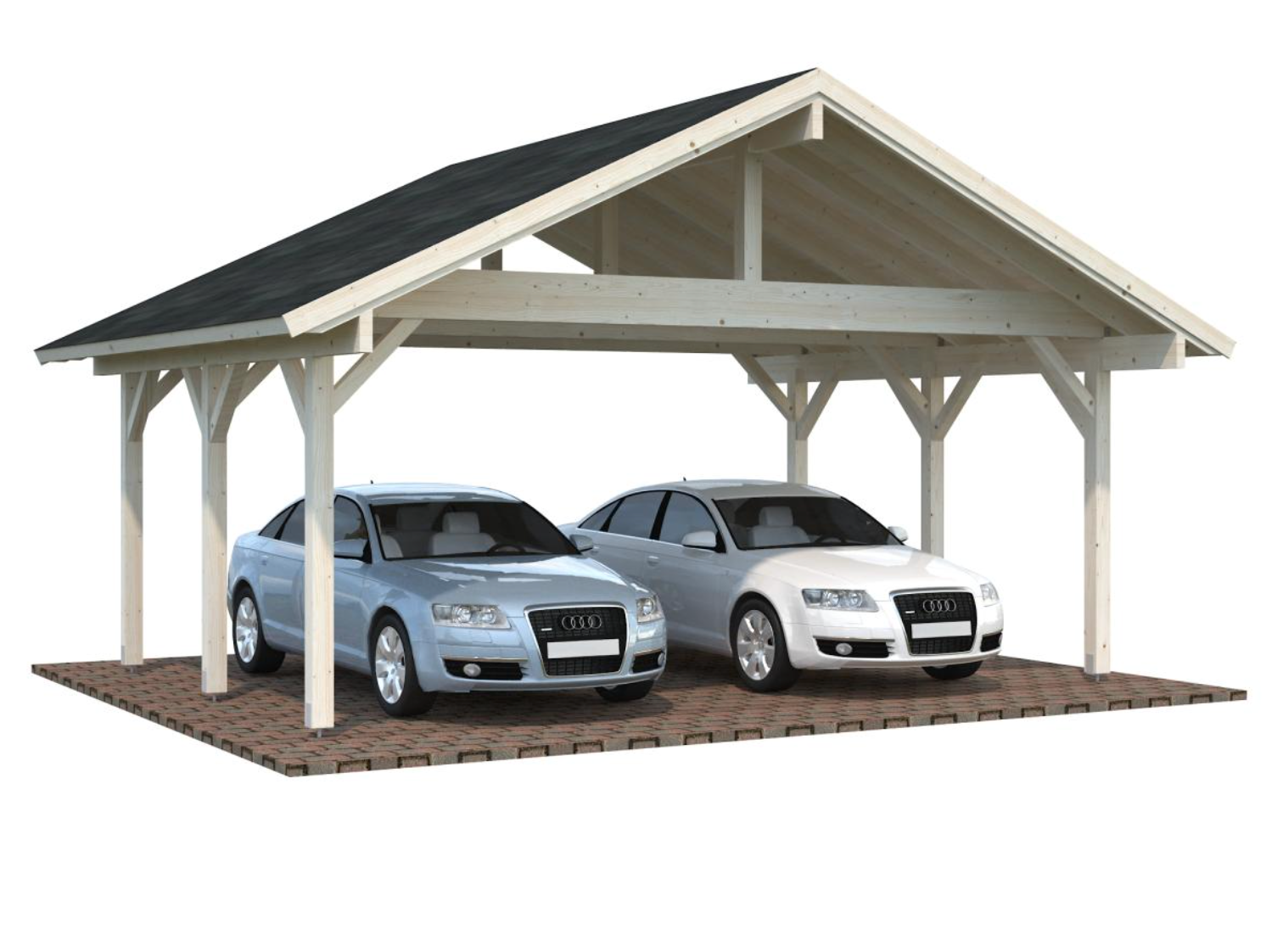 Palmako | Robert M (18'4" x 12'2" | 222 sq.ft.) Double Carport or Large Pavilion