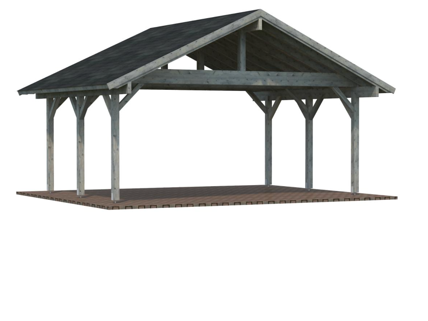 Palmako | Robert M (18'4" x 12'2" | 222 sq.ft.) Double Carport or Large Pavilion