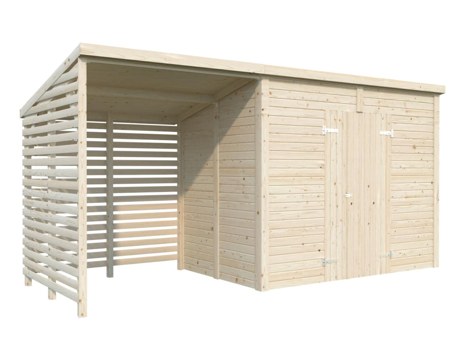Palmako | Leif XL (15′1″ × 5′7″ | 48.4 sq.ft.) Spacious Garden Shed