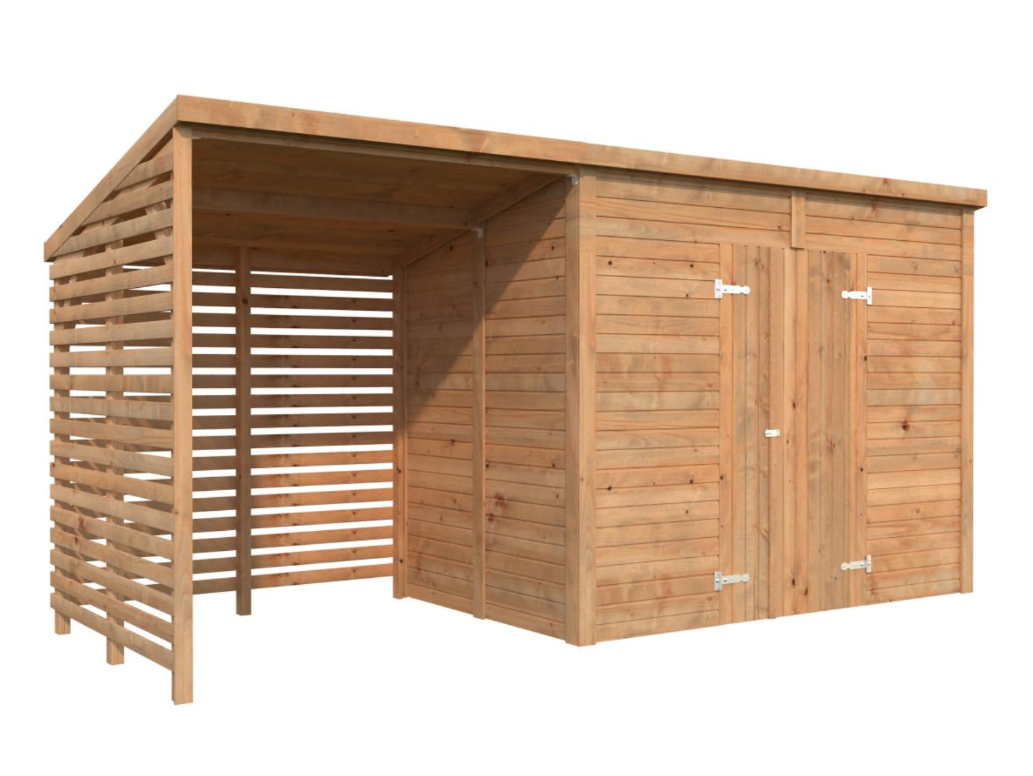 Palmako | Leif XL (15′1″ × 5′7″ | 48.4 sq.ft.) Spacious Garden Shed