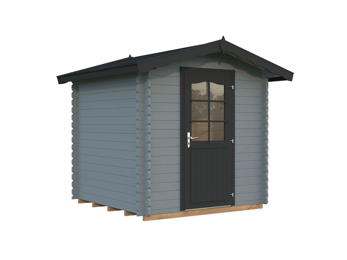 Palmako | Vivian S (7'3" x 7'3" | 40.9 sq.ft. | 1.1") Compact Garden Log Cabin
