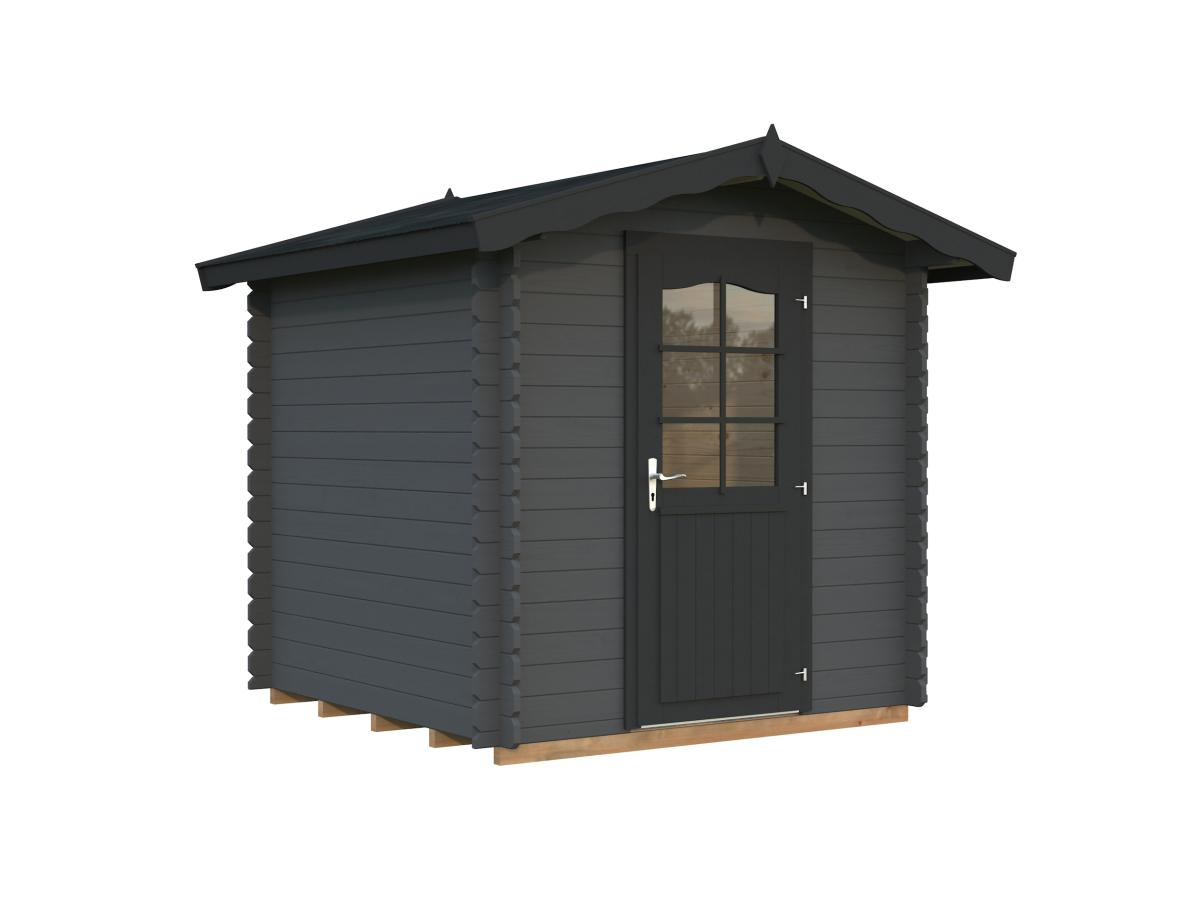 Palmako | Vivian S (7'3" x 7'3" | 40.9 sq.ft. | 1.1") Compact Garden Log Cabin
