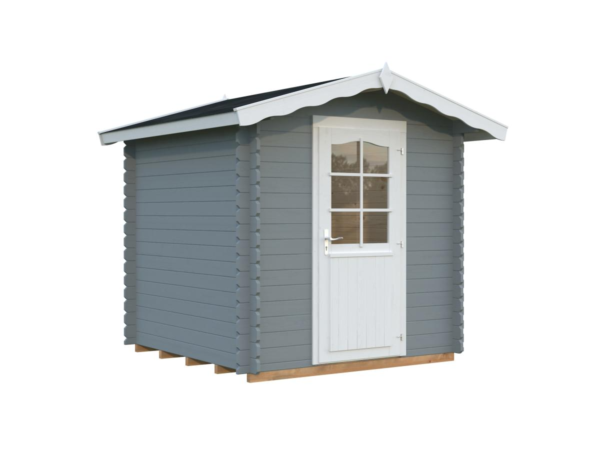 Palmako | Vivian S (7'3" x 7'3" | 40.9 sq.ft. | 1.1") Compact Garden Log Cabin