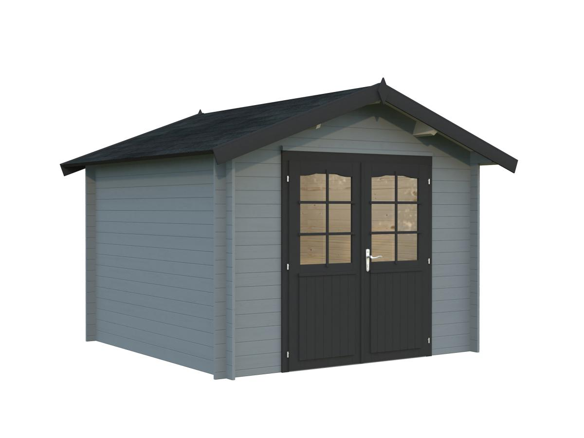 Palmako | Lotta S (9'10" x 9'10" | 78.6 sq.ft. | 1.1") Garden Storage Log Cabin