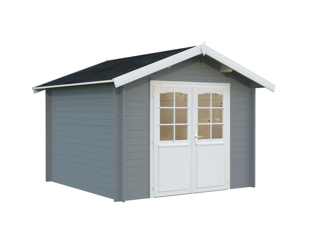 Palmako | Lotta S (9'10" x 9'10" | 78.6 sq.ft. | 1.1") Garden Storage Log Cabin