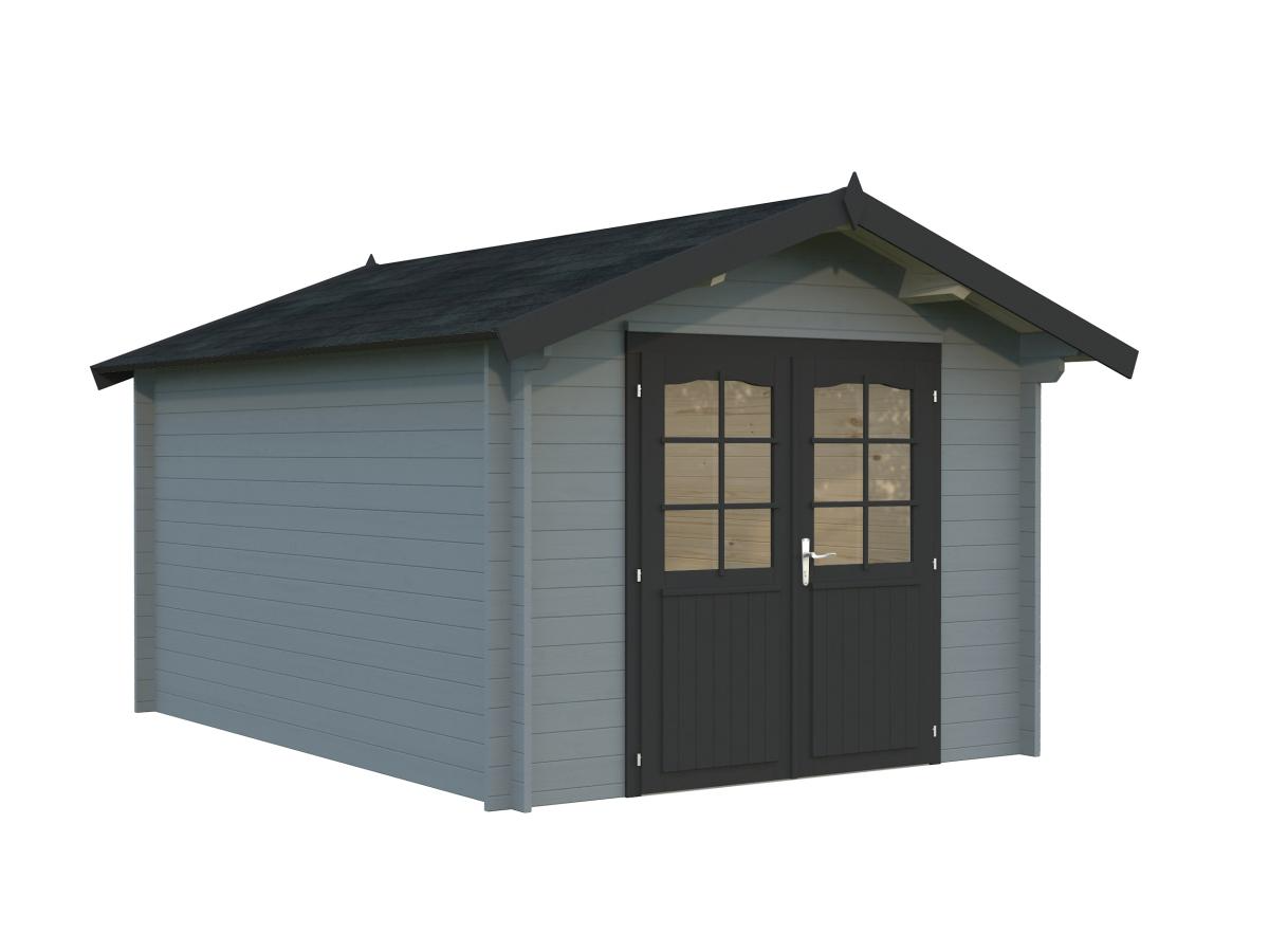Palmako | Lotta M (9'8" x 13'1" | 107.6 sq.ft. | 1.3") Traditional Garden Log Cabin