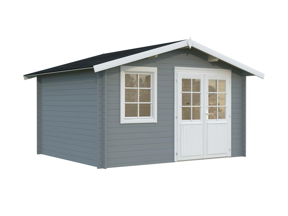 Palmako | Klara M (12'6" x 10'6" | 111.9 sq.ft. | 1.1") Compact Garden Log Cabin