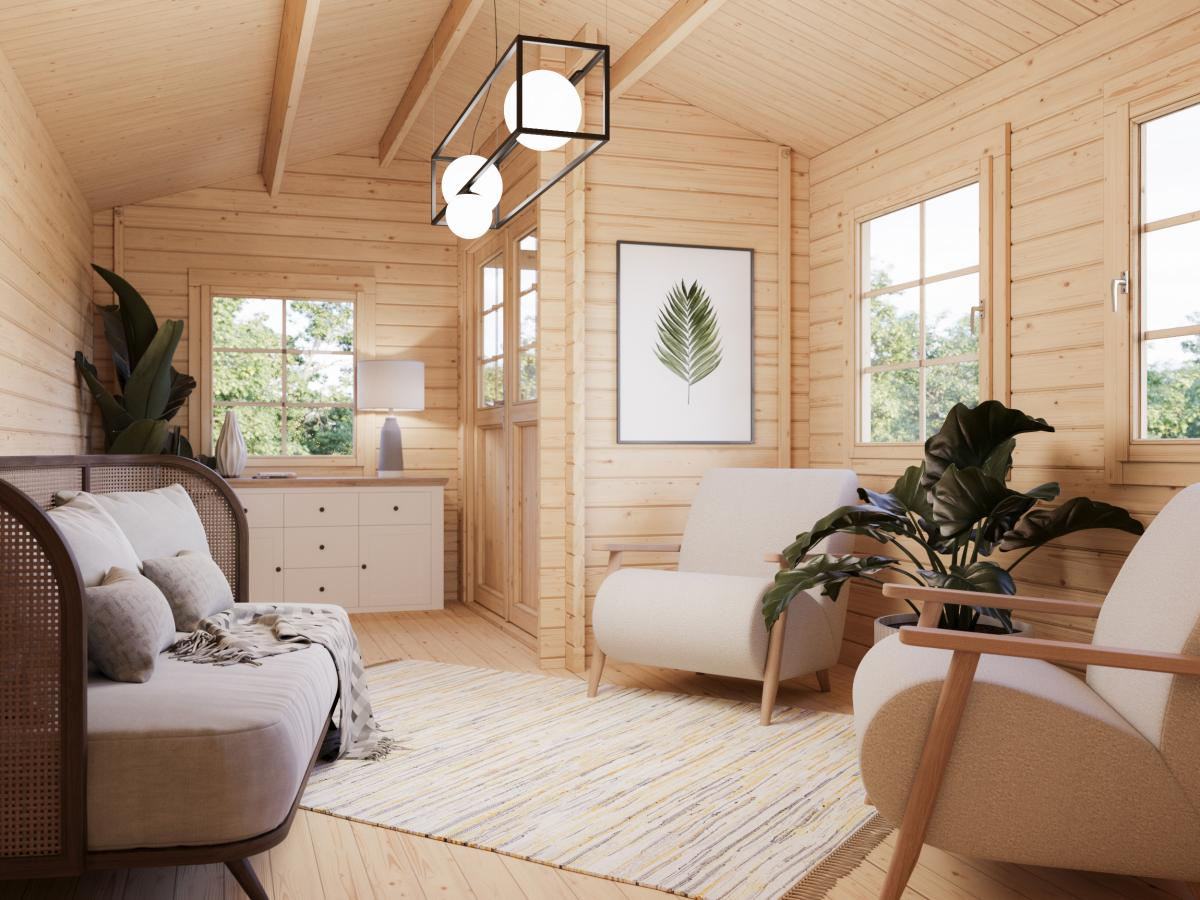 Palmako | Susanna S (17'5" x 10'6" | 133.5 sq.ft. | 1.7") Traditional Homestead Log Cabin
