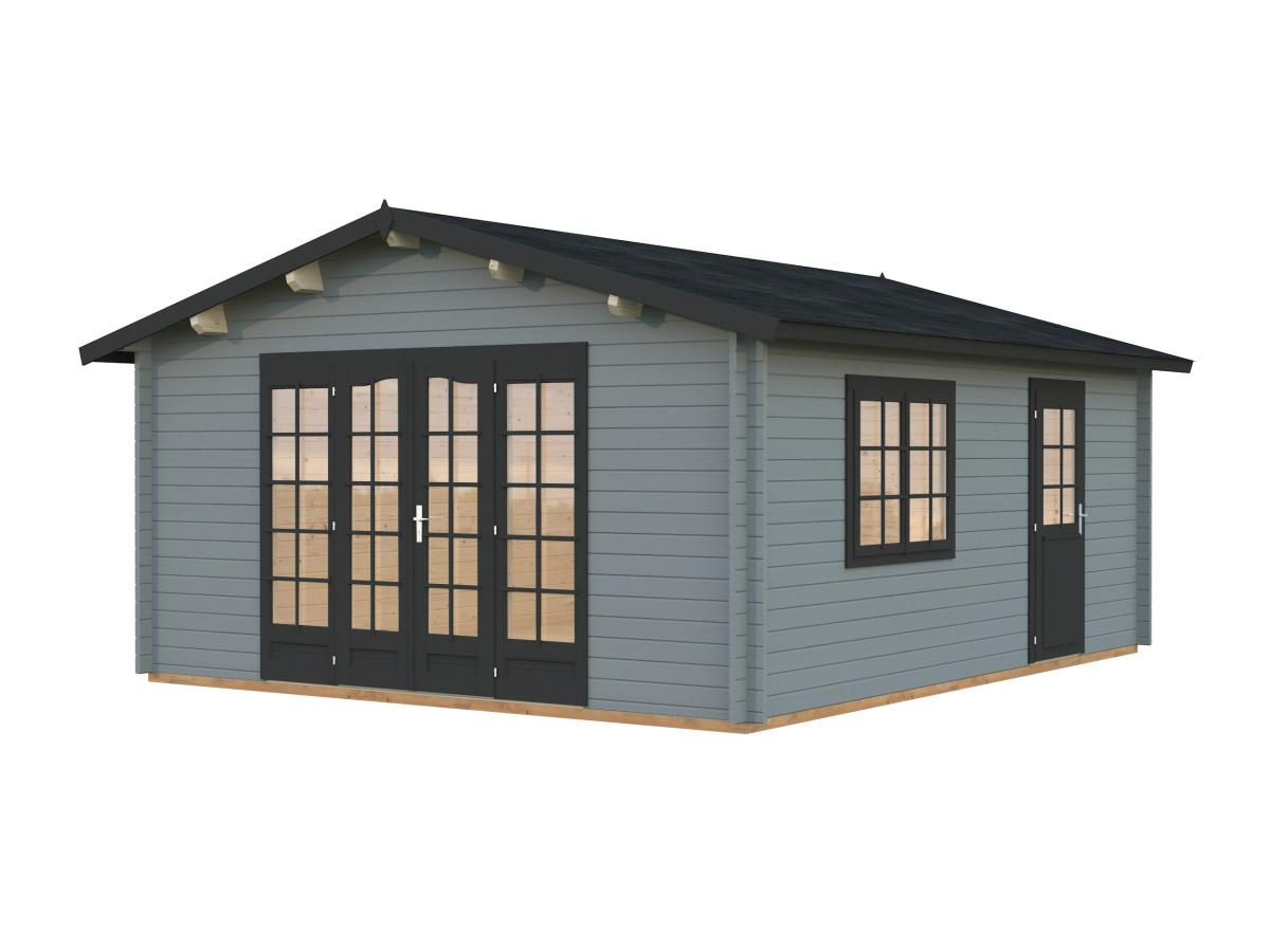 Palmako | Irene L (15'5" x 18'8" | 257.4 sq.ft. | 1.7") Garden Log Cabin