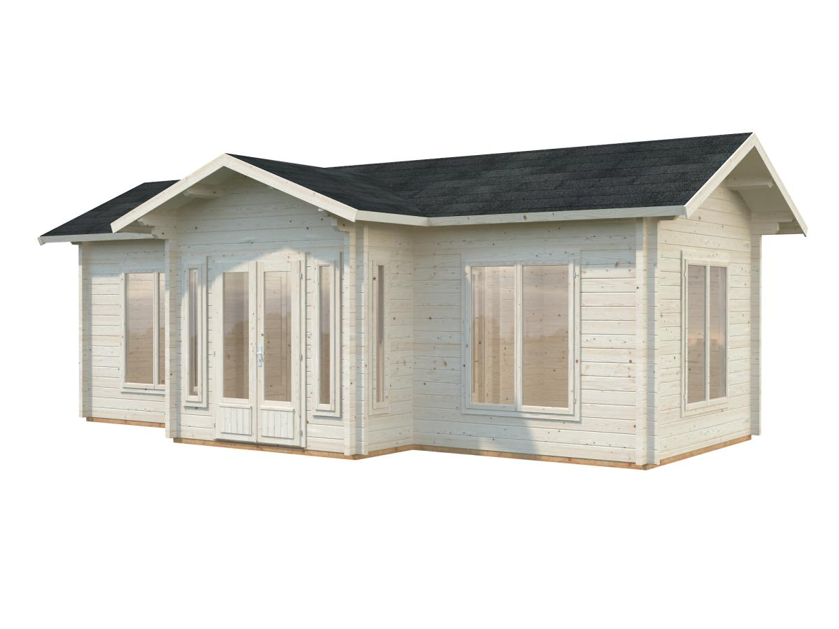 Palmako | Anna L (26'11" x 17'1" | 287.4 sq.ft. | 2.8") Spacious Three Room Timber Garden House