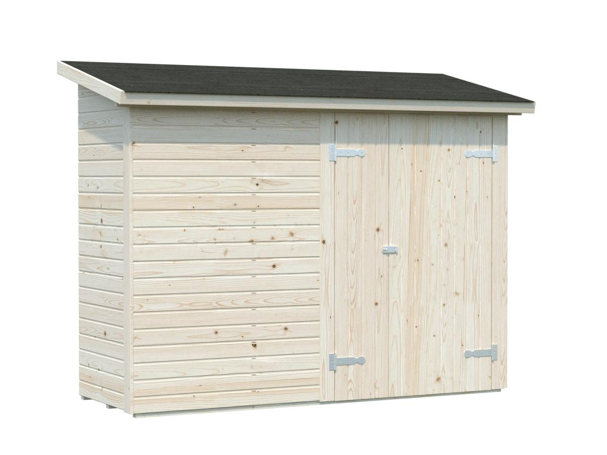 Palmako | Leif XS (7'8" x 3'1" | 23.7 sq.ft.) Add-on Garden Side Shed