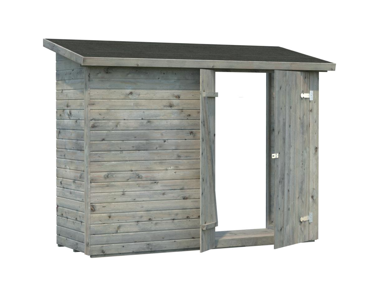 Palmako | Leif XS (7'8" x 3'1" | 23.7 sq.ft.) Add-on Garden Side Shed