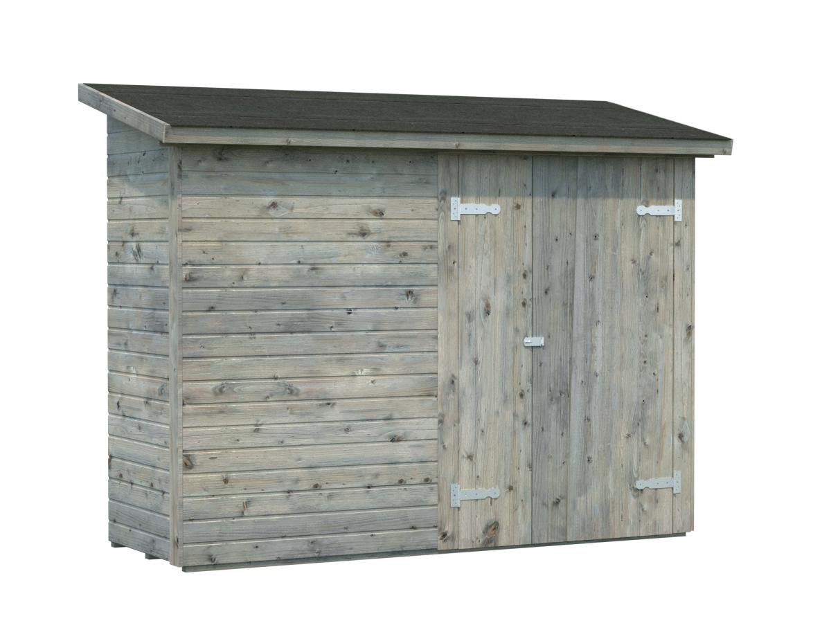 Palmako | Leif XS (7'8" x 3'1" | 23.7 sq.ft.) Add-on Garden Side Shed