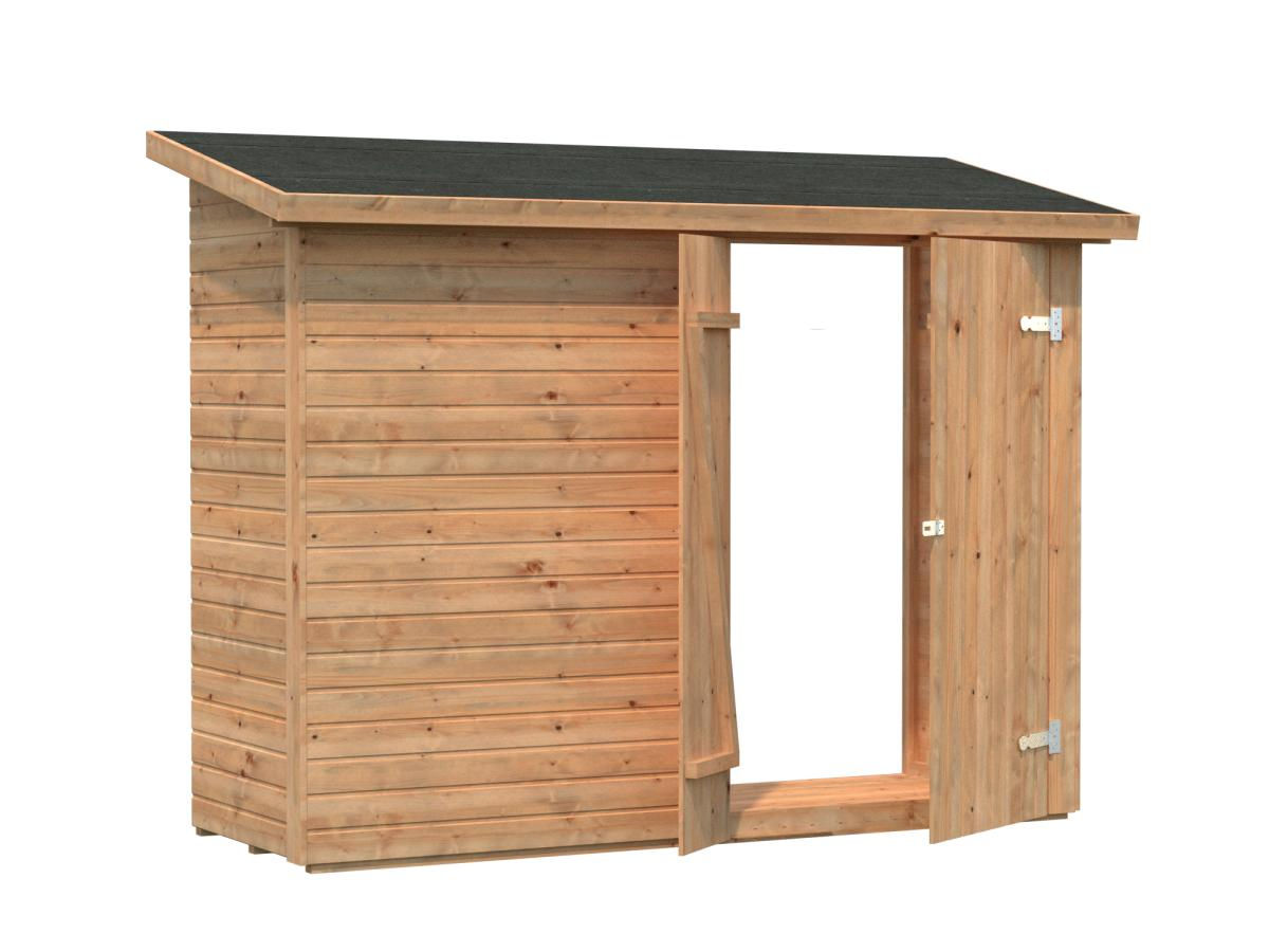 Palmako | Leif XS (7'8" x 3'1" | 23.7 sq.ft.) Add-on Garden Side Shed