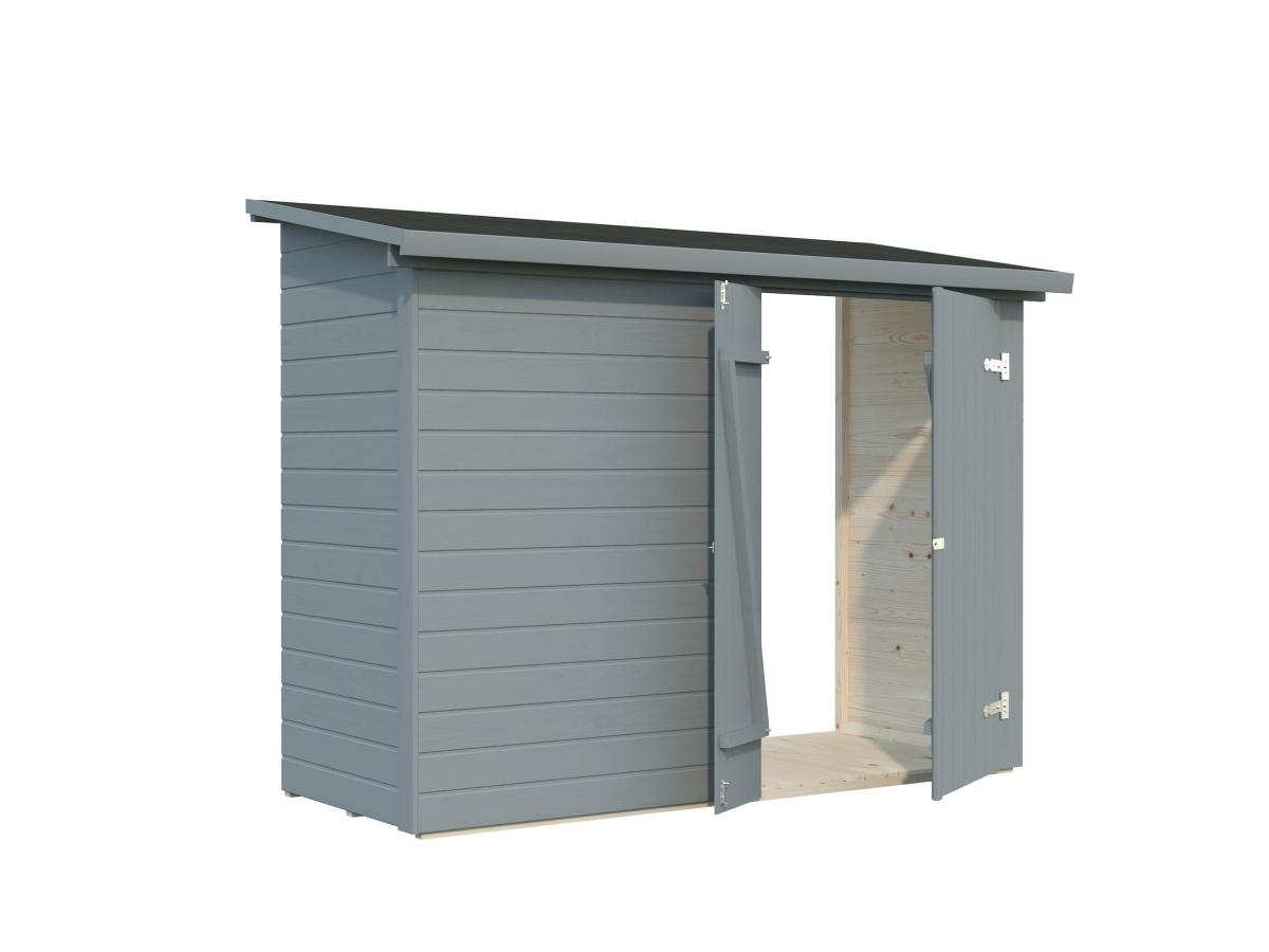 Palmako | Leif XS (7'8" x 3'1" | 23.7 sq.ft.) Add-on Garden Side Shed
